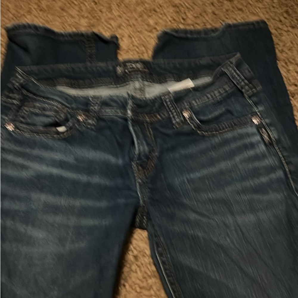 Silver Jeans Dark Blue boot cut mid rise Women's Jeans W30/L31